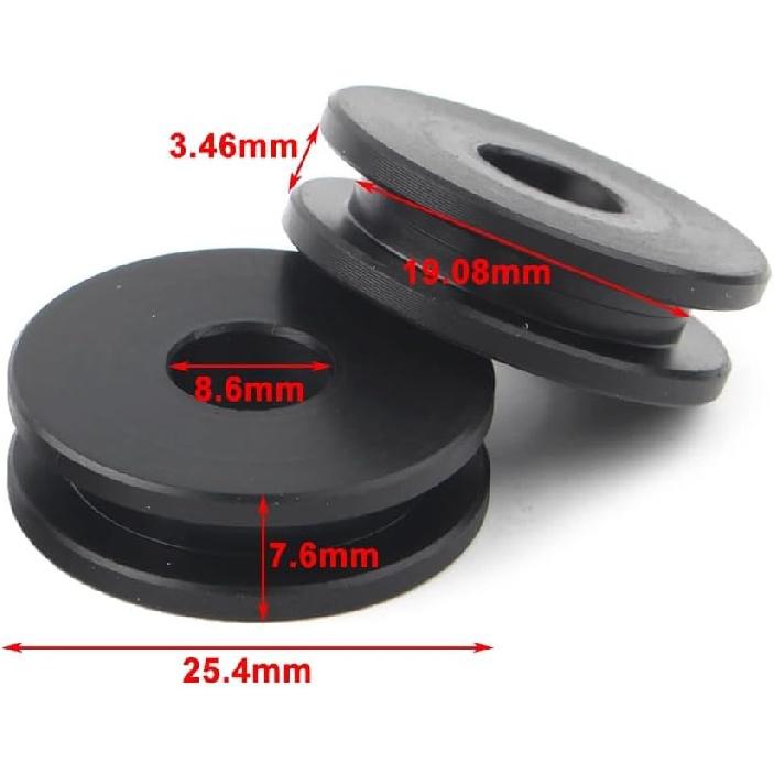 

4pcs/Set Motorcycle Detachable Windshield Washer Bushing Grommets Motorbike Accessories for Road King Touring Softail