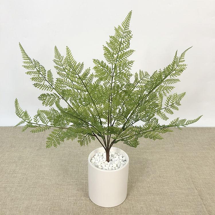 Maple Leaf 13 Mesh Fern Simulation Soft Rubber Leaf Artificial Plastic Flower Engineering Furniture Hotel Wedding Decoration Flower Craft