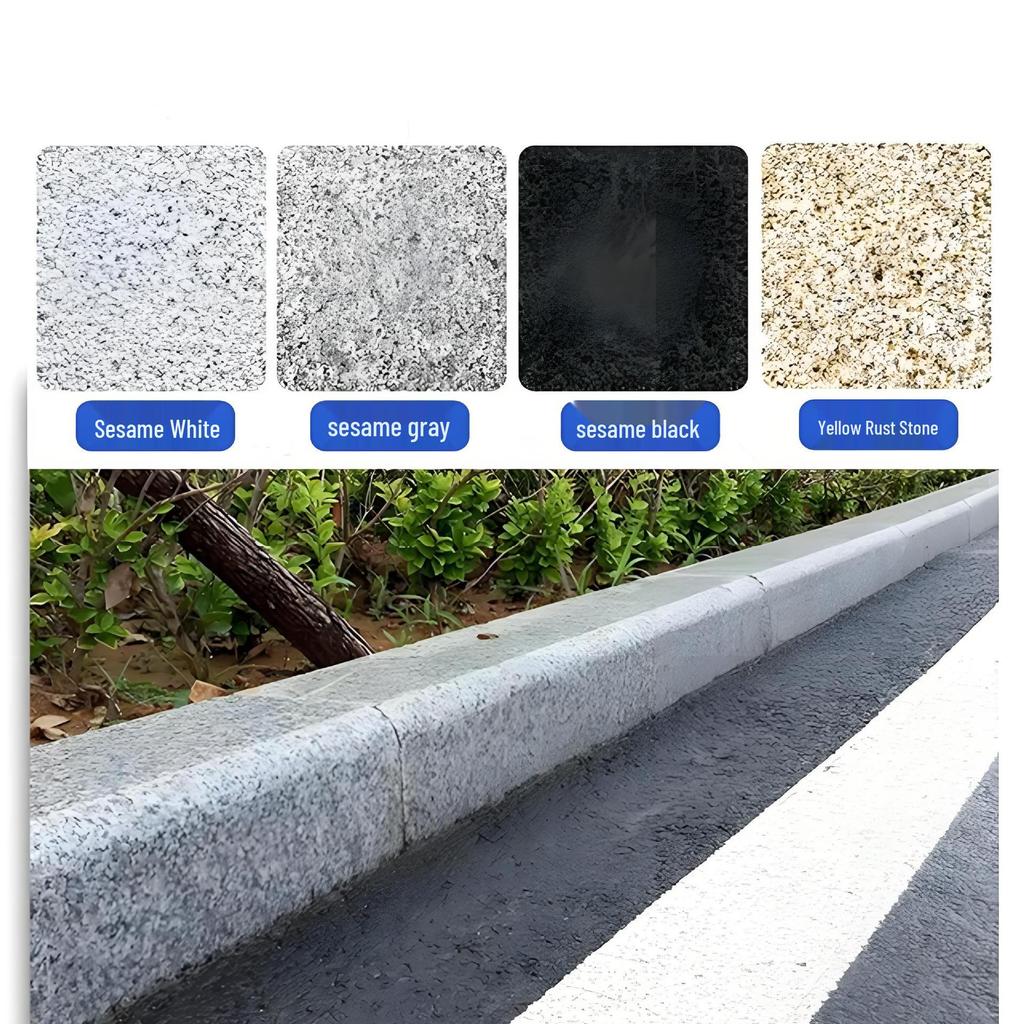 Flamed Granite Paving Tiles: Sesame White, Gray, Black, Golden Yellow, Rust
