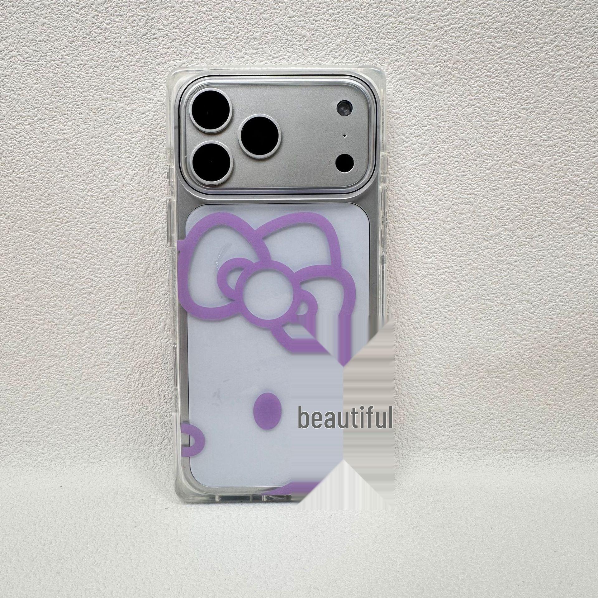 Cute Cartoon Crystal Clear Anti-Fall Case for iPhone 17 Pro Max iPhone 17