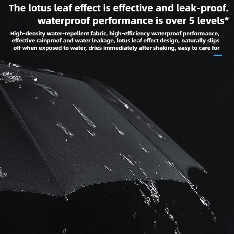 Umbrella Automatic Umbrella Rainproof and Sunscreen 10 - Rib Folding Umbrella Sunshade Umbrella UV Protection