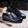 Loafers Men'S Cowhide Handmade High-End Leather Shoes Men'S Penny Shoes Slip-Onshoe For Men