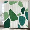 Modern Mosaic Shower Curtain,Waterproof Bathroom Decor, Unique Gift, Stylish Design,Elegant Home Decoration Curtain With Hooks