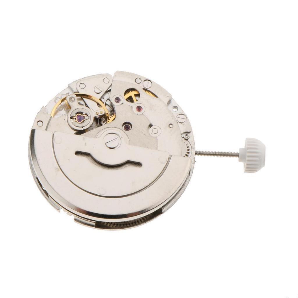 1 Stück Uhrenzubehör 8205 Uhrwerk Armbanduhr Automatisch Mechanisch Weißes Uhrwerk Doppelkalender Automatik