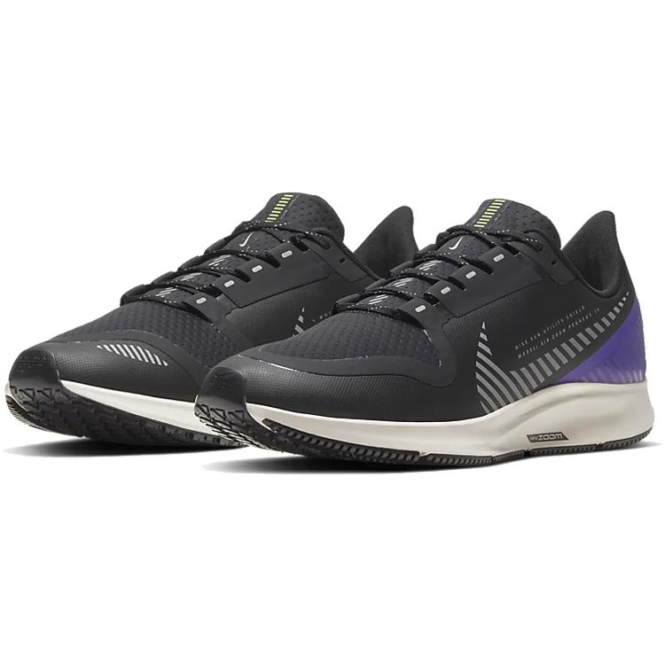 New Nike Air Zoom Pegasus 36 Shield Black Silver AQ8005-002