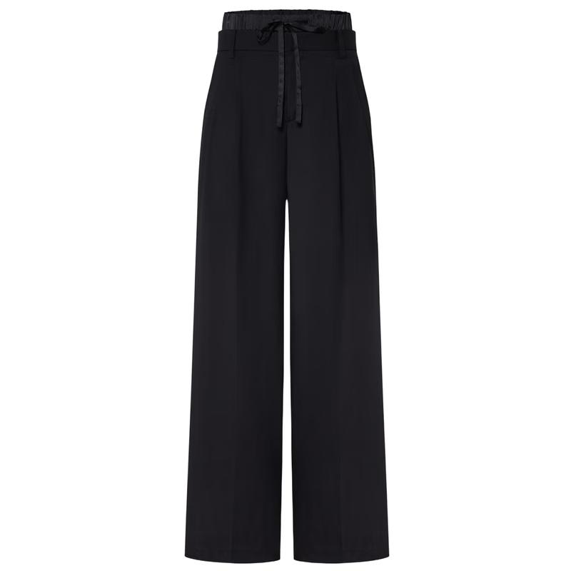 

MO&Co. Женские брюки прямого кроя с высокой талией из смесовой шерсти M 165