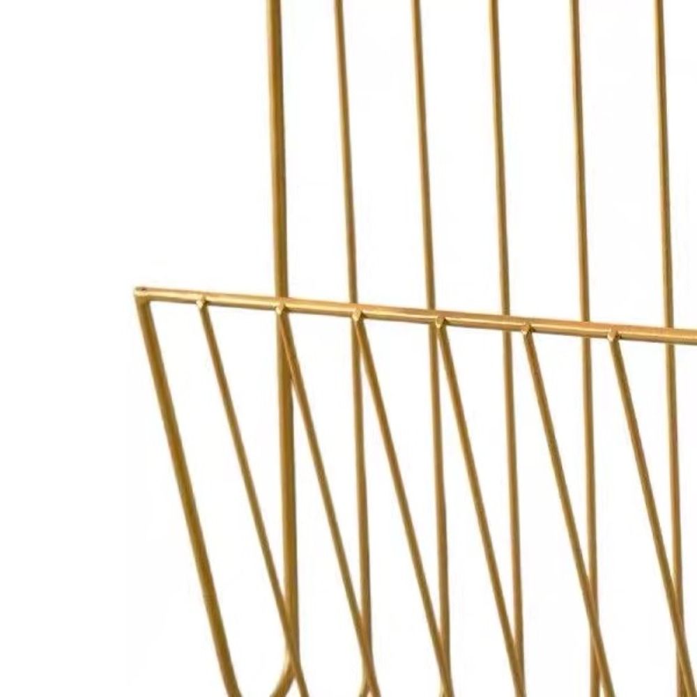 Metal Wall Files Folder Iron Wire Door Hanging Organizers Book Newspaper Storage Rack  For Home