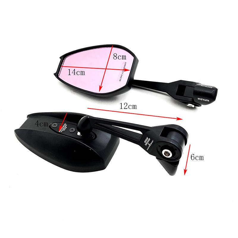 1 par Motorcykel Justerbar Sidospegel Backspeglar för YAMAHA NMAX155 NMAX125 NMAX 155 N-MAX 125 150 160