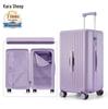KALA·Y CX8118 Pleated Hard Shell Rolling Suitcase