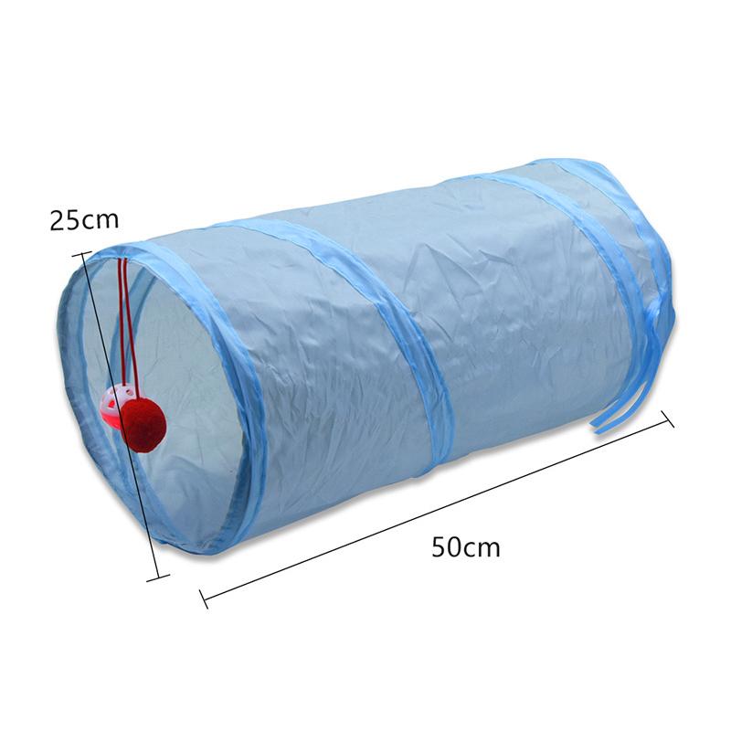 

Серый складной туннель для домашних животных кошек с 3 входами, игрушка-туннель для котят с отверстием для подглядывания, интерактивная игрушка для тренировки питомцев, туннель