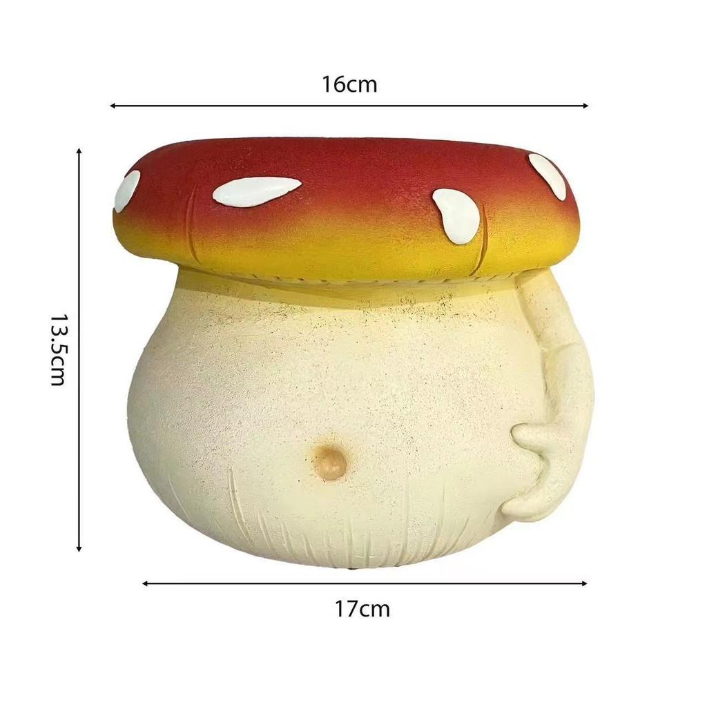 

Гриб Восхитительный Животик Цветочный Горшок Смола Кофейная Кружка Кашпо Для Суккулентных Растений Mushroom Flower Pot