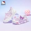 Kulomi Children's Shoes, Girls' Sports Shoes, Summer New Style, Soft Soled, Western Style, Single Mesh, Breathable, Luminous Shoes
