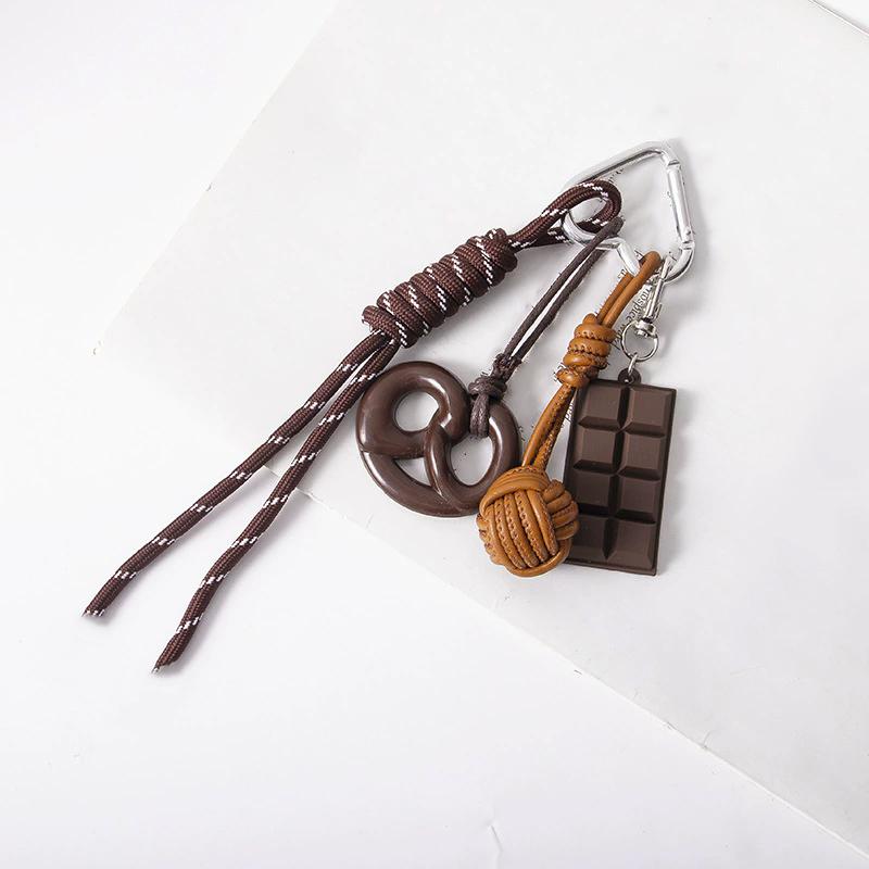 Bag Charm Charms Pendant Car Key Ring Backpack Decoration Accessories Gifts Elegant Ball Versatile Leather Phone Lanyard Bag