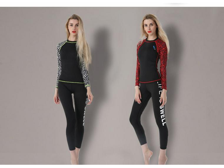 Women's Quick-Dry UV Protection Lycra Wetsuit for Surfing