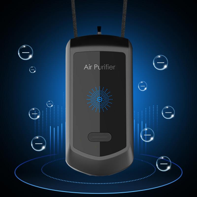 Negativer Ionen-Generator, tragbar, als Halskette verwendbar, Autozubehör, Luftreiniger, Mini, 5 V, Autozubehör, Auto-Luftreiniger, ultra-leise