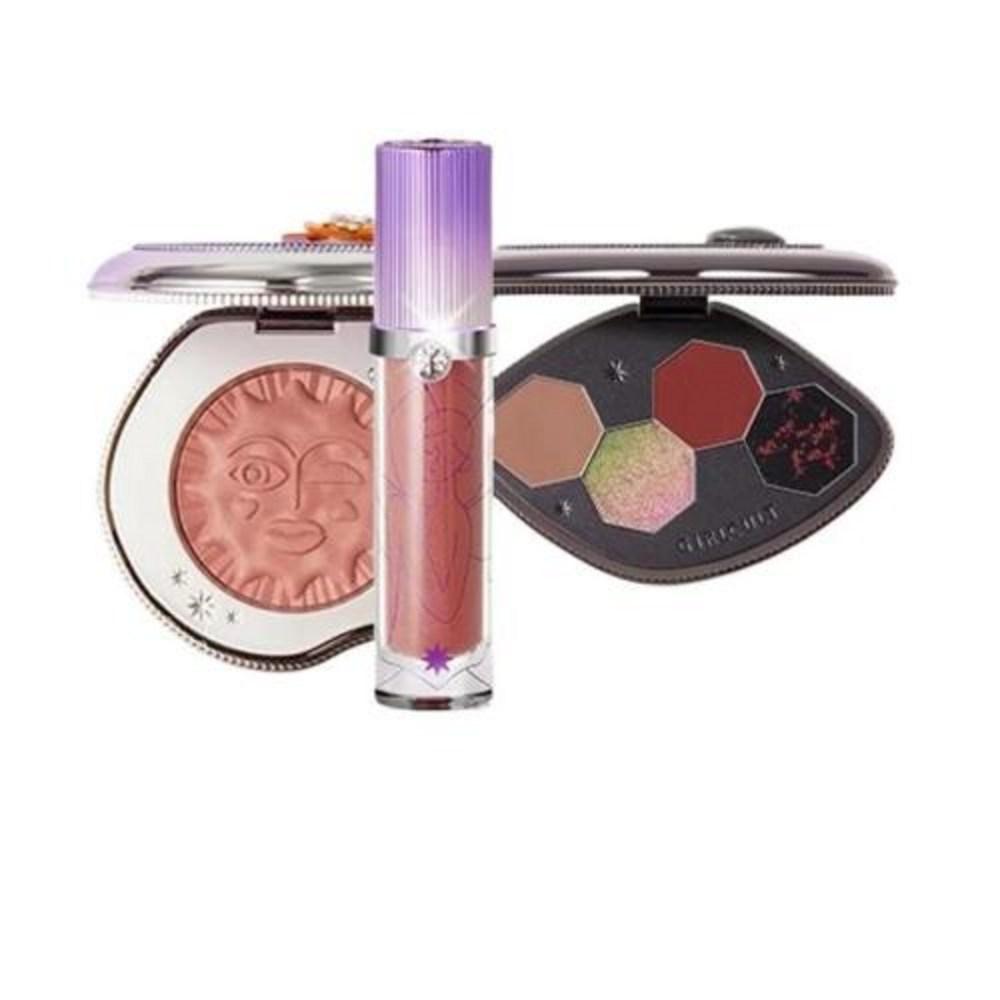 Girl Cult Eye Makeup GIRLCULT Shimmer Makeup Set Powder Blusher Lip Cream Matte Lipstick Glitter Shadow Mystery Box, 1 Piece, 1) 3pcs set C