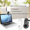 Flexible Photography Lighting Clip With Anti Slip Cushion 2.8cm Clamp Width For Vlog Selfies Virtual Meetings