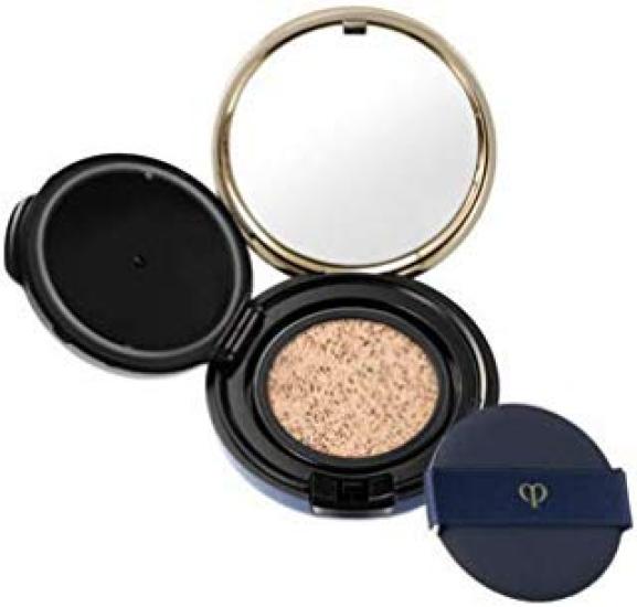 

de Peau Beaute Tongue Cushion Eclat case and Ocher 10 Clé (with puff)