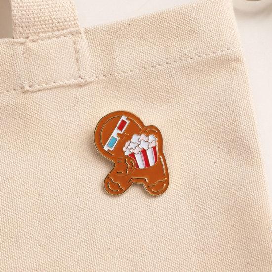 Christmas Cartoon Santa Claus Brooch, Reindeer Gingerbread Snowman Lapel Pin, Enamel Badge Pin for Clothes Bag Hat Scarf Suit