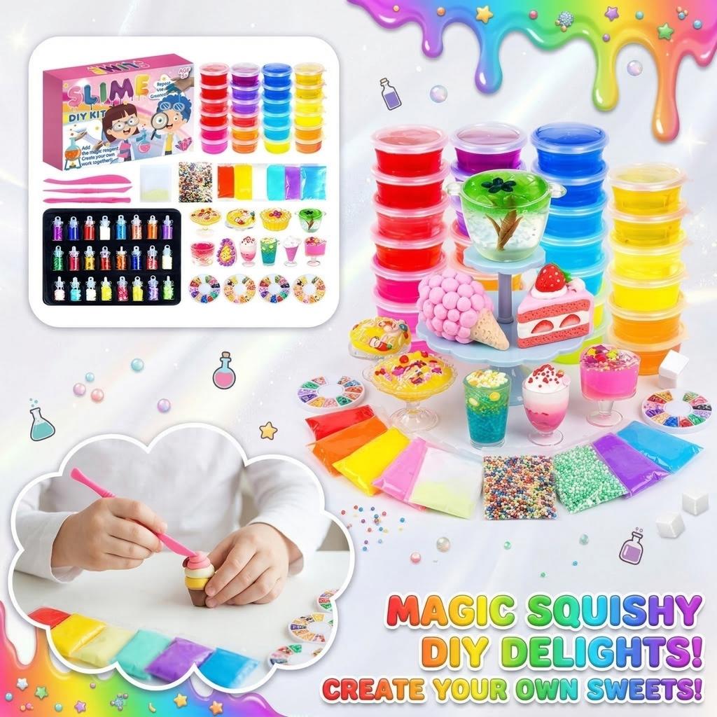 Fashion Creative Slime Pinch Toy Set