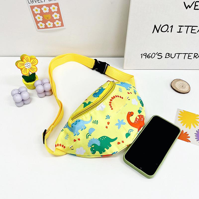 Boys and Girls Fanny Pack Gift Bag Children's Breast Bag New Cartoon Dinosaur Unicorn Shoulder Messenger Bag