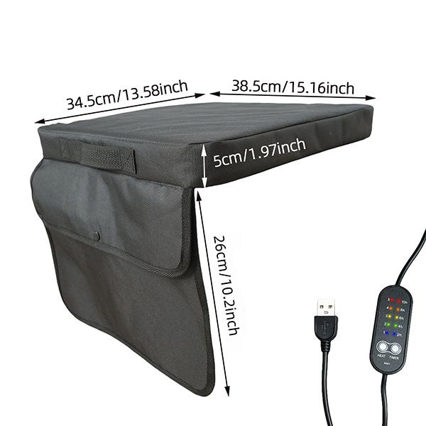 

Portable Electric Heating Cushion Outdoor Heated Seat Pad USB-Powered Heating Cushion