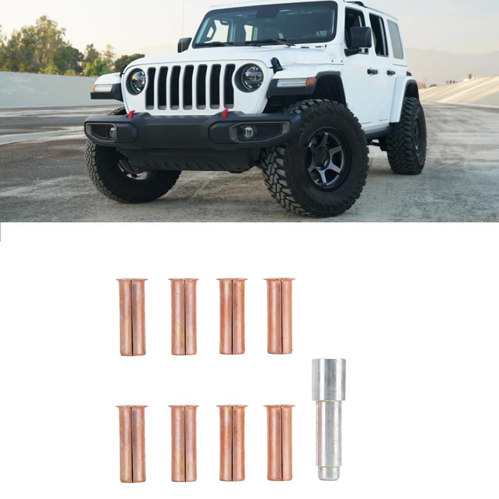 Door Hinge Pin Liners Bushings Kit Fit for Jeep Wrangler 20072018