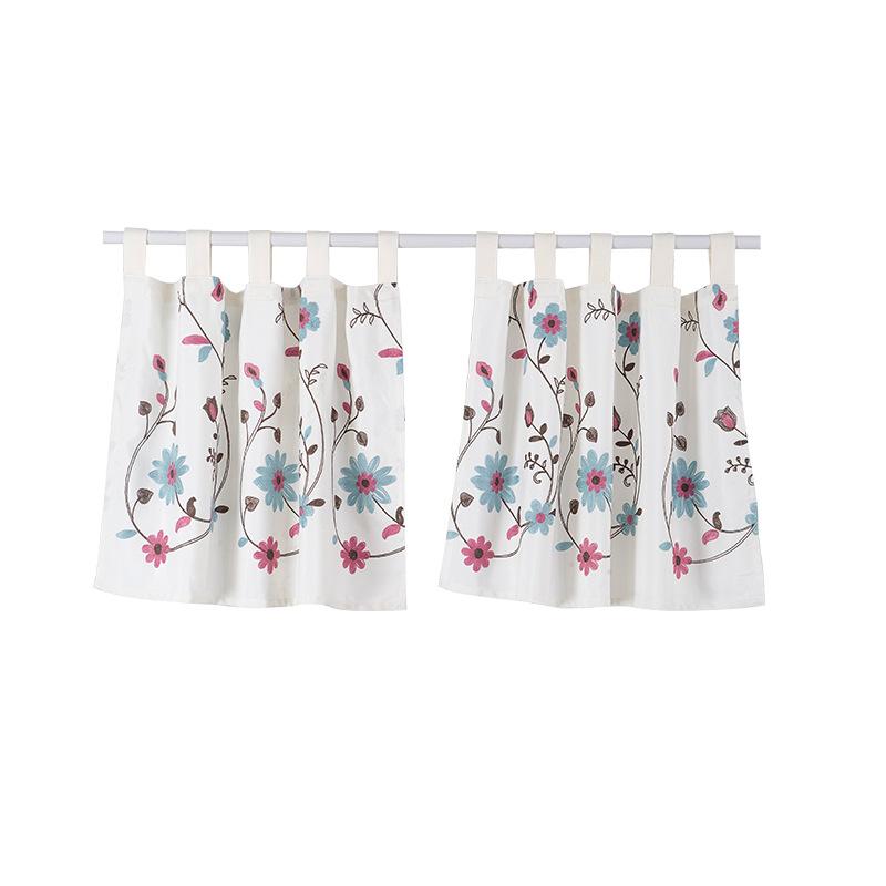 Japanese And Korean Style Curtains Hanging Curtains Kitchen Embroidered Curtains Finished Small Curtain Bay Window