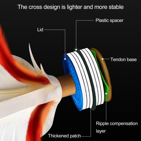 1/2/5 Pz Volani con Piume Leggeri Portatili Ispessiti Volani con Piume Colorate Sport all'Aperto con i Piedi