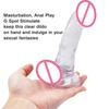 Little Moon Transparent Crystal Beginner's Suction Cup Dildo Vibrator