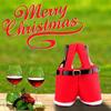 Efficient Stocking Style Holiday Gift Bags User Friendly Fabric Candy Pouches Multipurpose Bottle Cover For Christmas