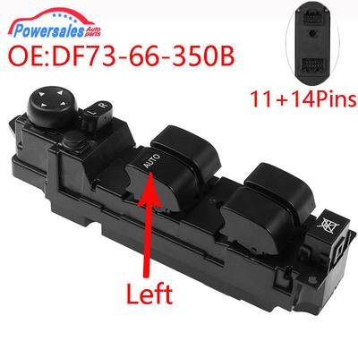 New Left Side Power Window Switch For Mazda 2 M2 2007-2013 DF73-66-350B DF7366350B