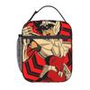 Anime Knights Of The Zodiac Seiya Insulated Lunch Bag for Kids School Cooler Thermal Food Box Tote Lunch Boxes Container