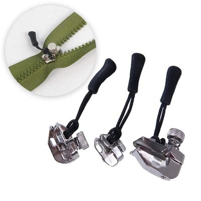 Durable 3 Different Size Zipper Repair Kit Replacement Bad Buckle Universal Zipper Head DIY Slider Teeth Suitcase Zipper Head