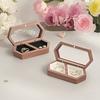 [Vintage Jewelry Box] Vintage Wooden 1pc Jewelry Box | Ring Display Box, Wedding Ring Storage Box, Earrings Necklace Storage Box, Small Jewelry Box