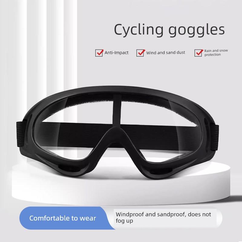 Mountaineering Goggles, Anti-Uv, Special Outdoor Cycling Glasses, Motorcycle Windproof and Sandproof, Can Be Worn over Prescription Glasses