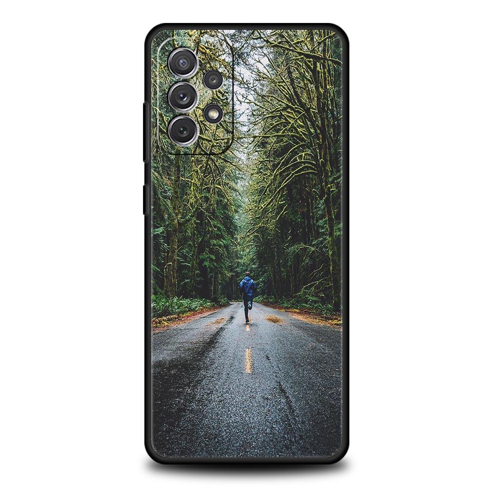 

Phone Case For Samsung Galaxy A17 A15 A13 A51 A71 A41 A31 A21S A07 A05 A35 A55 A23 A25 A33 A53 A73 5G Cover Run marathon Running Galaxy A05