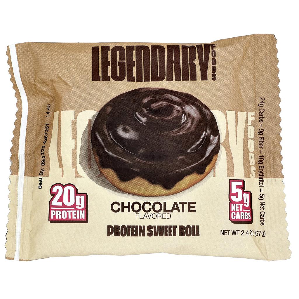 Protein Sweet Rolls, Chocolate, 8 Pack, 67G (2.4Oz) Each