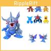 Set Of 6 Digital Monster Figures For Collectors And Fans