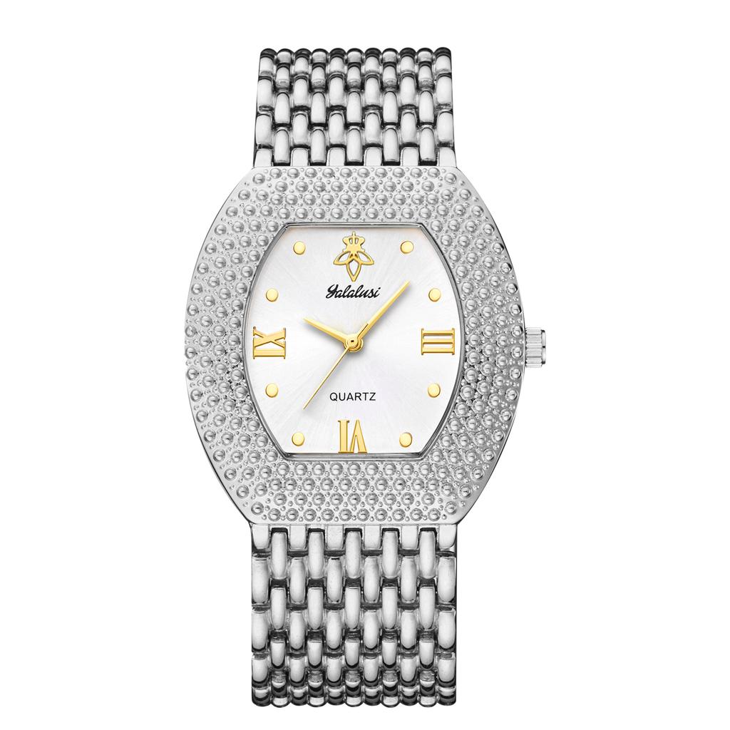 YaLaLuSi Brand Women's Waterproof Bucket-Shaped Quartz Watch: A Luxurious Small Gold Bracelet Watch Gift Reloj Mujer Ladies Girl