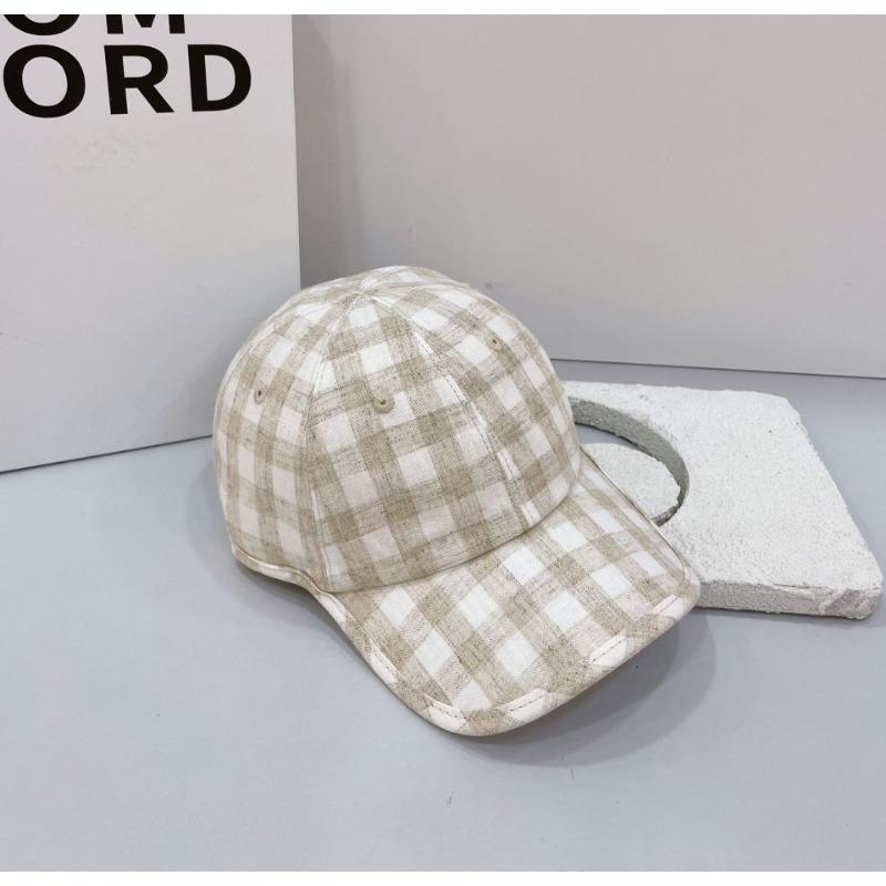 

Новая бейсболка в клетку с подгибом, летняя шляпа, солнцезащитный козырек, солнцезащитный, дышащая, большой окружности головы, регулируемая