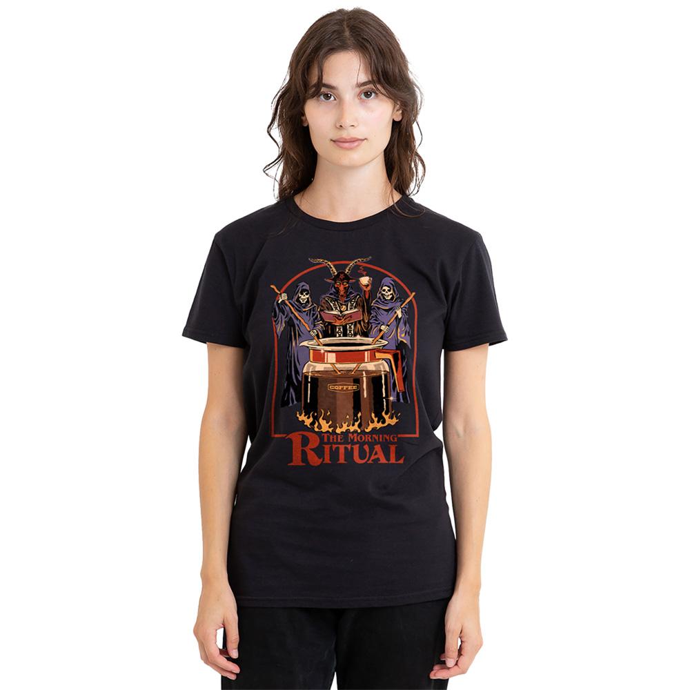 Steven Rhodes Womens/Ladies The Morning Ritual T-Shirt
