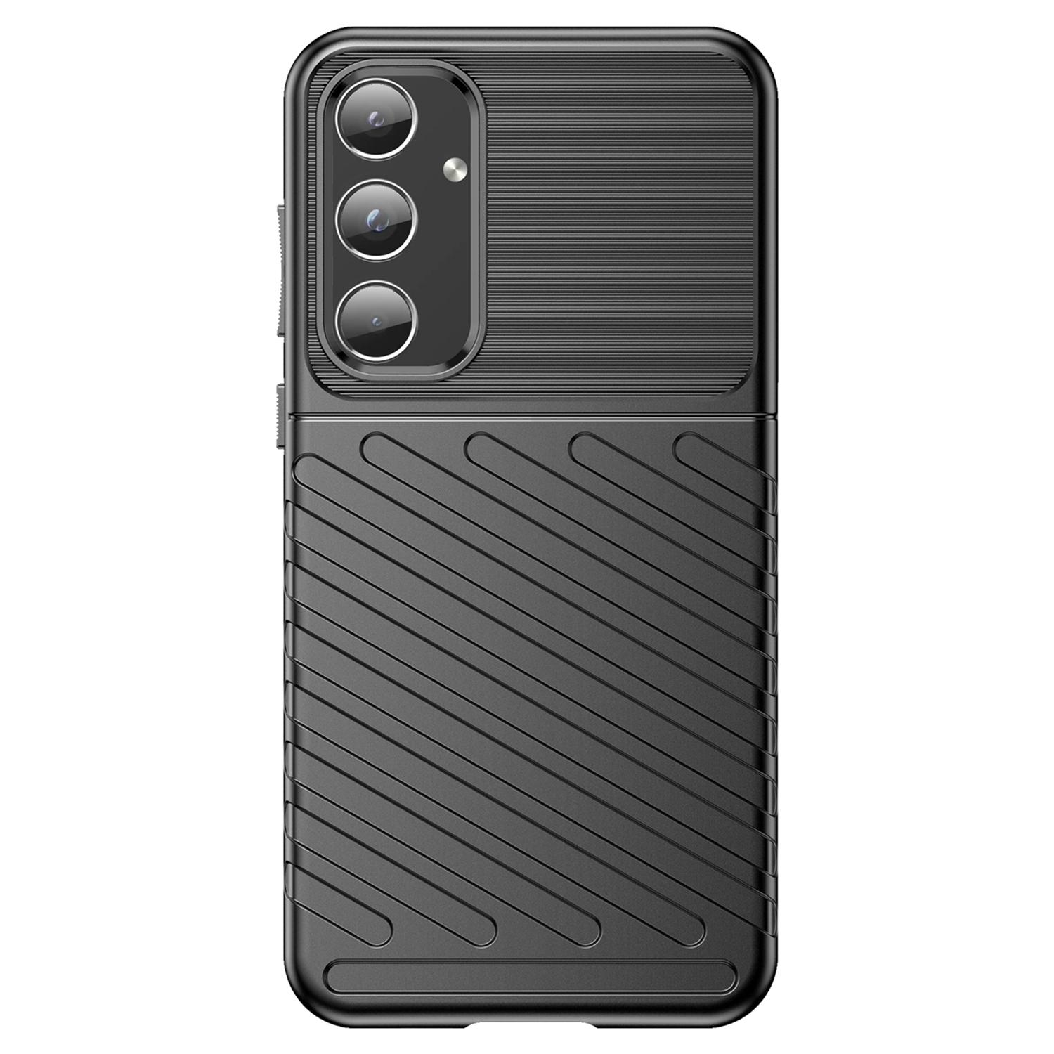 

Thunder Series for Samsung Galaxy A55 5G Phone Case Flexible TPU Phone Cover Black