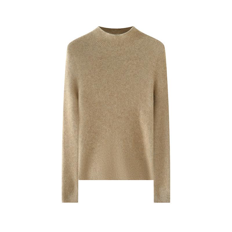 Women's 100% Pure Cashmere Sweater - Slimming & Stylish Plus Size Knitwear for Autumn/Winter