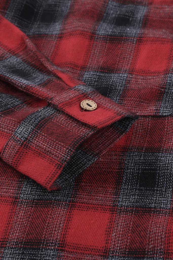 Oversized Plaid Button Down Flannel 