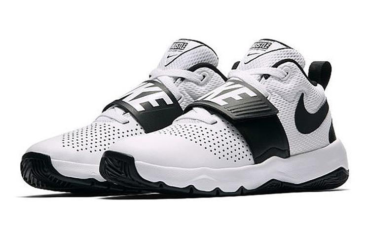 Nike Team Hustle D 8 White Black (GS)