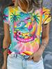 3D Printed T Shirt For Women Oversized Tees Tops Summer New Harajuku T-Shirts Y2k Tops Loose Short Sleeves Pullovers Clothes