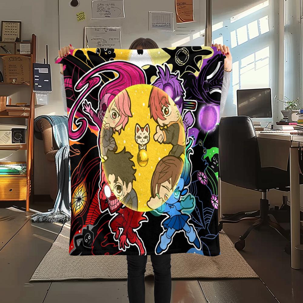 1 Pezzo Coperta in Flanella con Stampa Cartone Animato, Alta Qualità Confortevole per Tutte le Stagioni, Decorazione per la Casa, Calore e Comfort, Perfetta per Regalo di Natale Compleanno