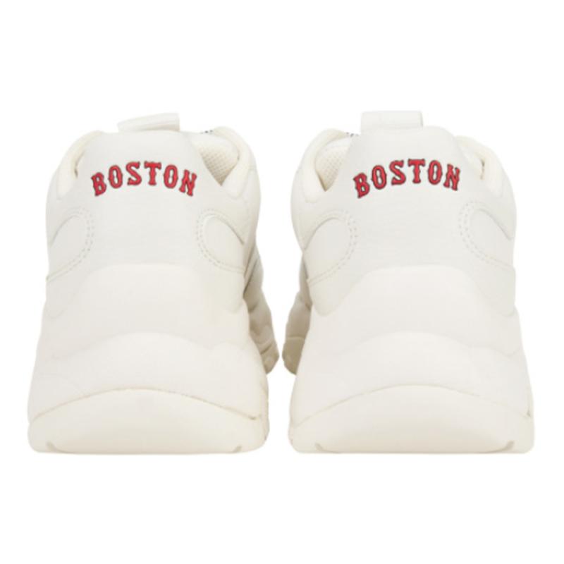 MLB Big Ball Chunky Anti-Slip And Wear-Resistant Lightweight Low-Top Chunky Sneakers Unisex White Red Sneakers 32SHCN011-43I