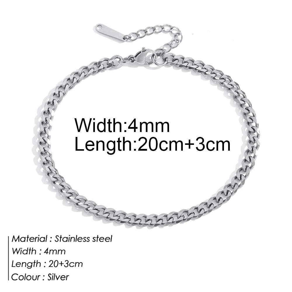 Stainless Steel Delicate Anklet for Women Gold Color Chain Anklet Bracelets On The Leg Do Not Fade Anklet Jewelry Women 2025 New